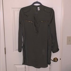 H&M tie waist top/dress